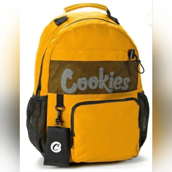 Cookies Yellow Stasher Backpack Smell Proof - Picture 1 of 3